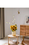 Artificial Sunflower Bouquet with Vase