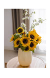 Artificial Sunflower Bouquet with Vase