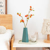 Small Artificial Plant for Table or Vanity with Wooden Vase