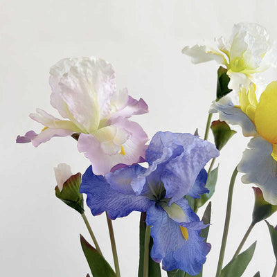 Artificial Silk Iris Flower