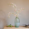 Artificial Orchid Flowers with Glass or Wood Vase