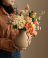 Artificial Flower Arrangement with Vase