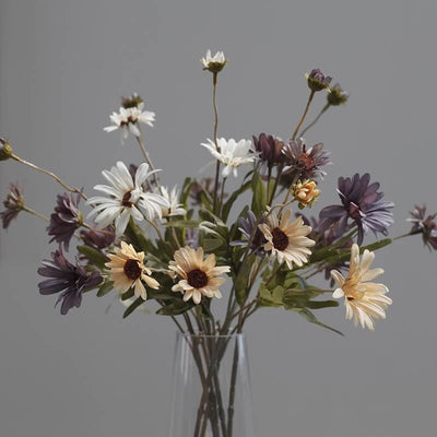 5-Head Artificial Daisy Chrysanthemum Sunflower Bouquet