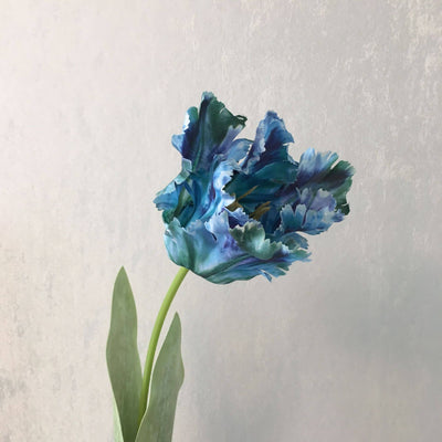 Realistic Fringed Faux Flower Moisture-Touch Parrot Tulip