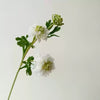 White Silk Flower Stem