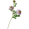 Artificial Flowers 3-Bloom Caucasian Pale Lavender