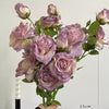 3-bloom roses with exquisitely scorched edges