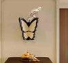 Artificial Butterfly Orchid with Decorative hunging Butterfly Vase