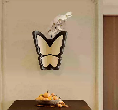 Artificial Butterfly Orchid with Decorative hunging Butterfly Vase